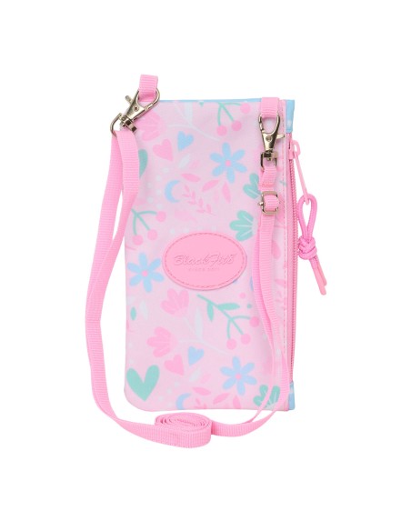 Mobile Bag BlackFit8 Smile Blue Pink