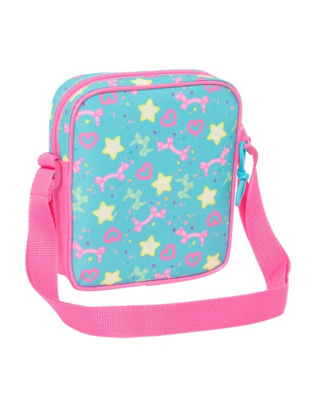 Shoulder Bag Gabby's Dollhouse Confetti Pink Turquoise 16 x 18 x 4 cm