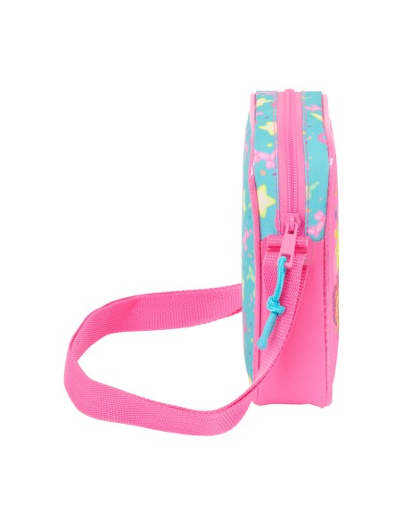 Shoulder Bag Gabby's Dollhouse Confetti Pink Turquoise 16 x 18 x 4 cm