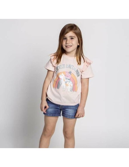 Child's Short Sleeve T-Shirt Peppa Pig 4 Years