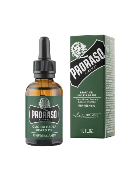 Shaving Oil Proraso Beard Oil Refresh 30 ml Refreshing