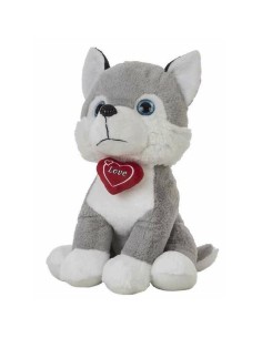 Fluffy toy Husky Heart 48 cm
