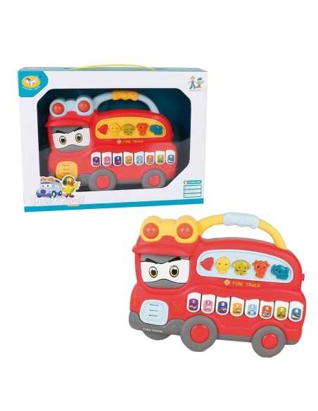 Interactive Piano for Babies Juinsa Music Party Fire Engine