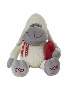 Fluffy toy Amour 38 cm Heart Ship