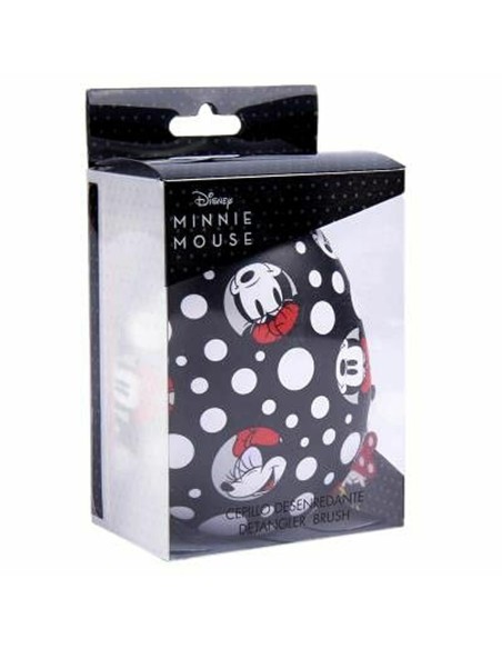 Detangling Hairbrush Disney   Black Minnie Mouse 7 x 9 x 4 cm