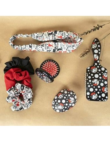 Detangling Hairbrush Disney   Black Minnie Mouse 7 x 9 x 4 cm
