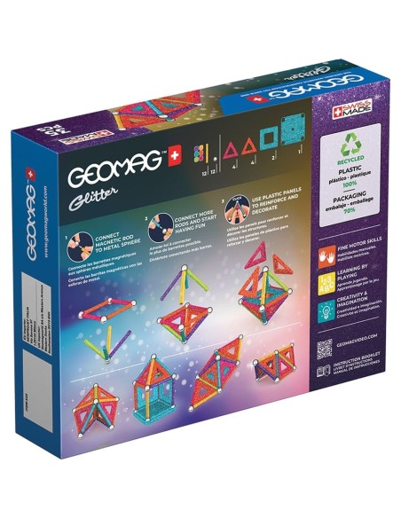 Playset Geomag Glitter (35 Pieces)