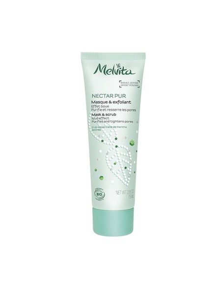 2 in 1 Exfoliating Mask Melvita Nectar Puro 75 ml