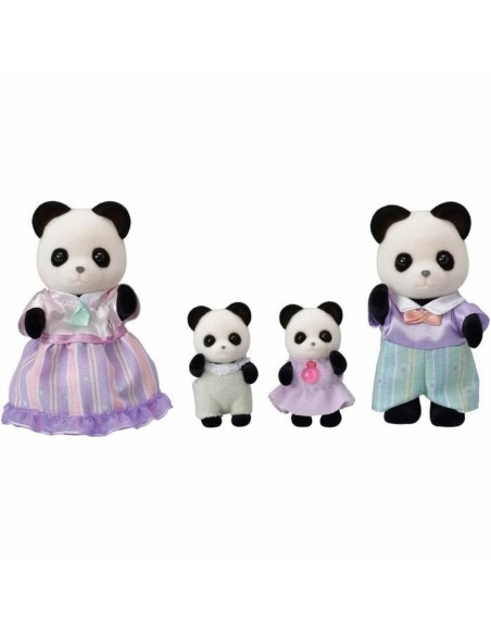 Action Figures Sylvanian Families The Panda Family