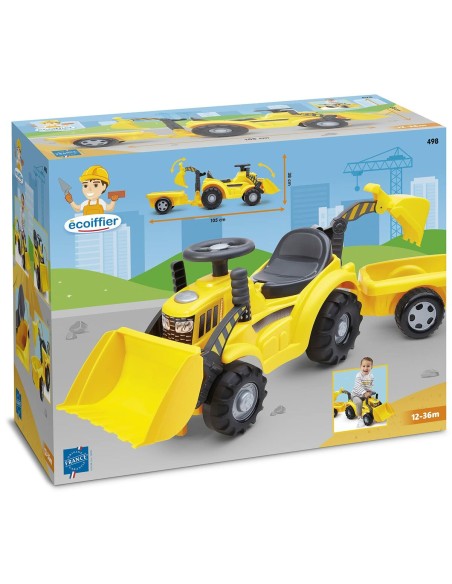 Tricycle Ecoiffier Carrier Yellow Tractor