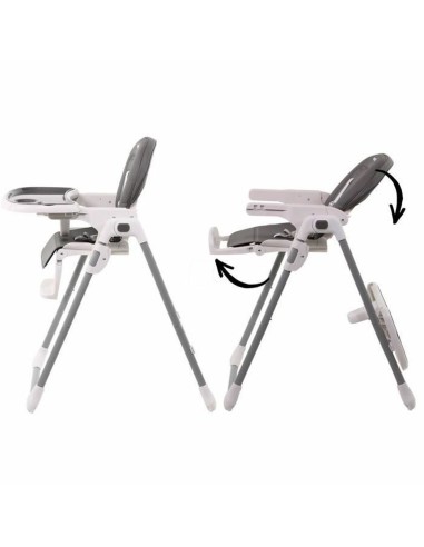 Highchair Nania Grey Leatherette