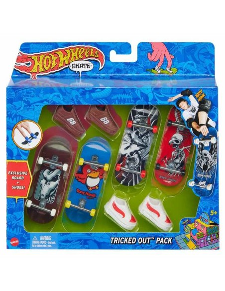 Finger skateboard Hot Wheels 8 Pieces