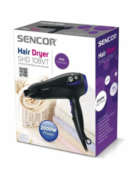 Hairdryer Sencor SHD 108VT Black 2000 W