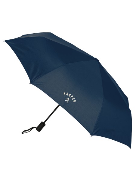Foldable Umbrella Harper & Neyer Navy Blue ø 102 cm