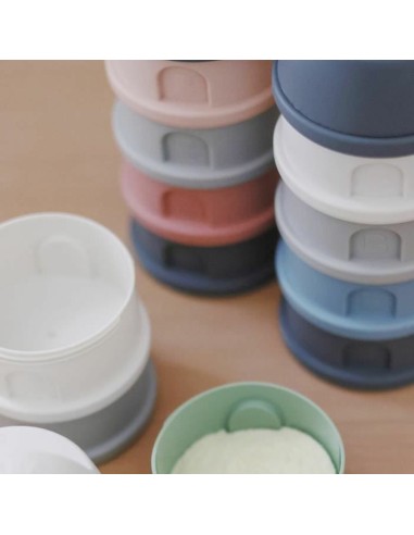 Powdered Milk Dispenser Béaba Blue Grey