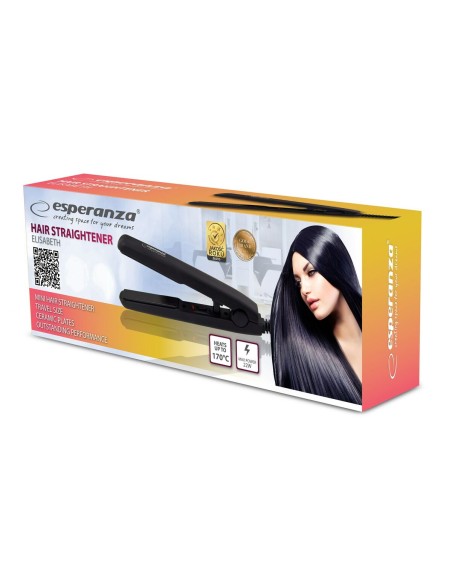 Hair Straightener Esperanza EBP008 Black 22 W