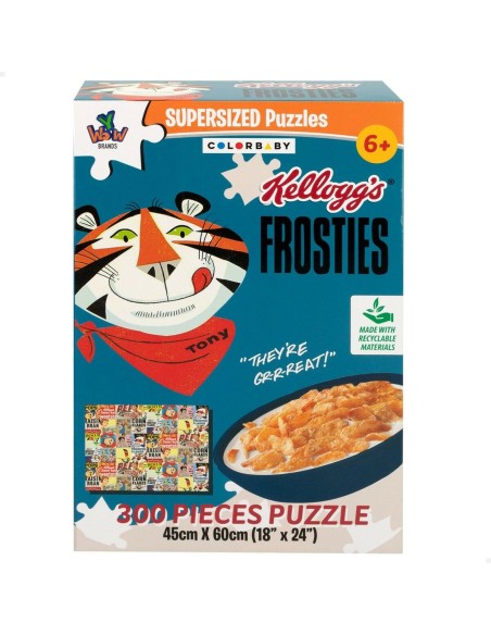 Puzzle Colorbaby Kellogg's Frosties 300 Pieces 6 Units 60 x 45 x 0,1 cm