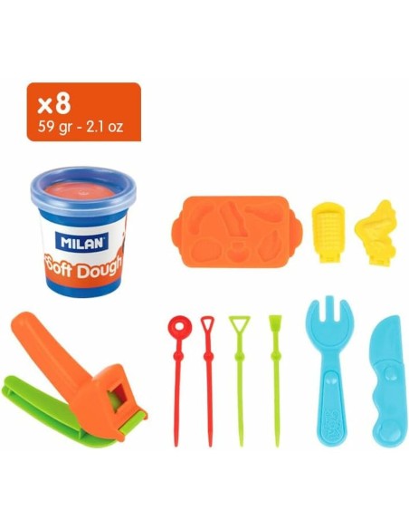 Modelling paste Milan Soft Dough BBq Multicolour