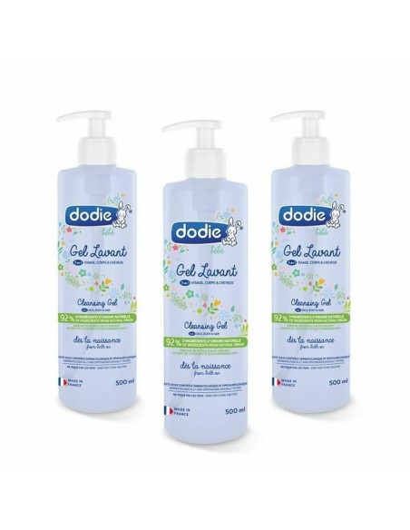 Shower Gel Dodie 500 ml 3 Pieces (3 Units)