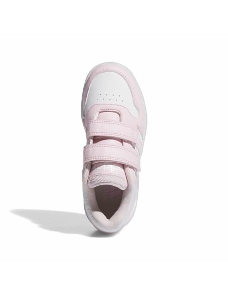 Sports Shoes for Kids Adidas Hoops 3.0 Bold White