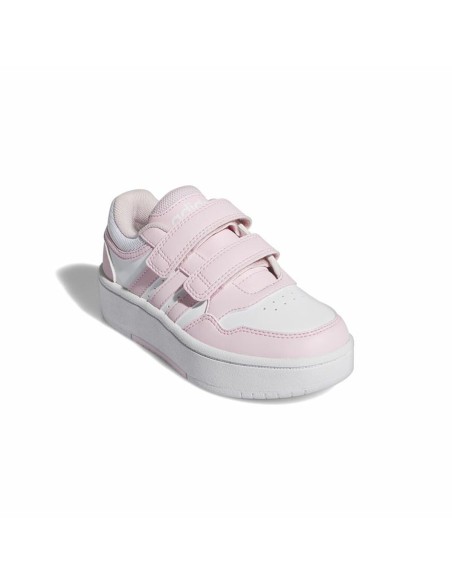 Sports Shoes for Kids Adidas Hoops 3.0 Bold White