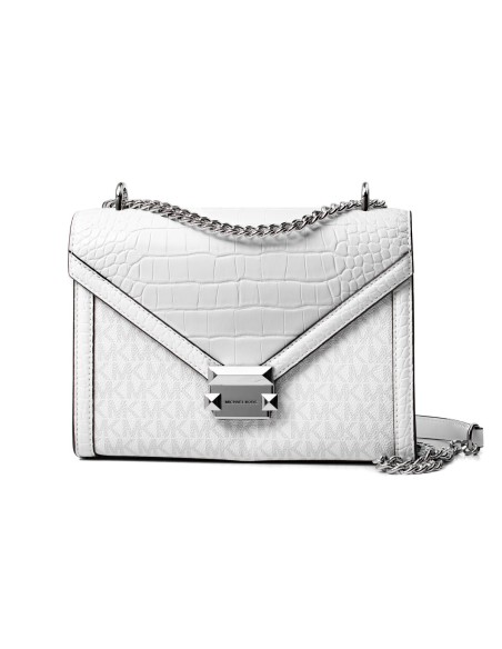 Shoulder Bag Michael Kors Whitney White 24 x 18 x 8 cm
