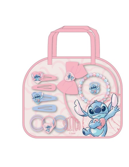 Child's Hairedressing Set Stitch Pink
