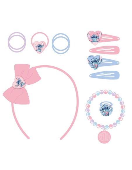 Child's Hairedressing Set Stitch Pink