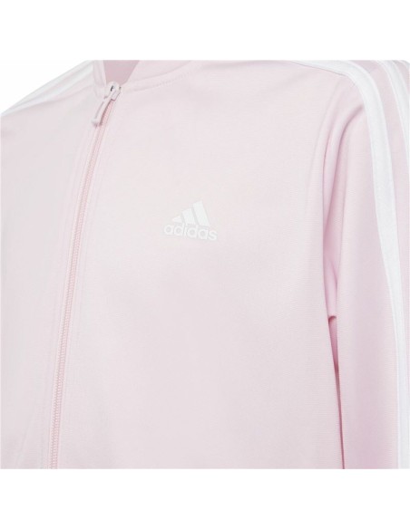 Children's Tracksuit Bottoms Adidas 3Stripes Pink