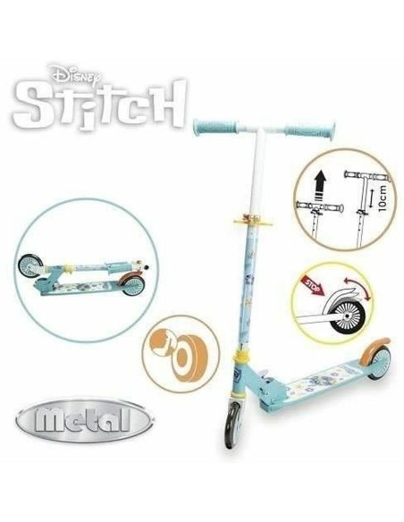 Scooter Smoby Stitch 2R Blue Metal Plastic