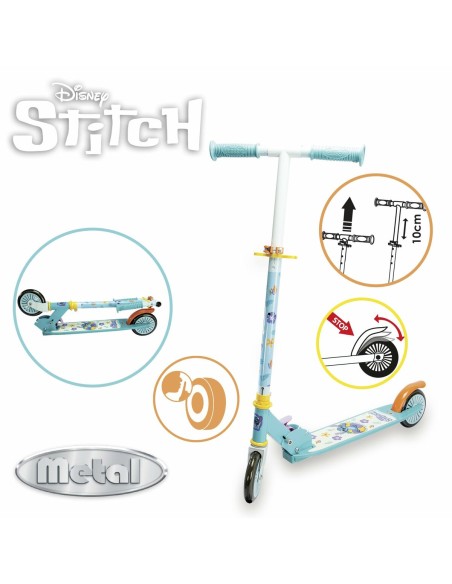 Scooter Smoby Stitch 2R Blue Metal Plastic