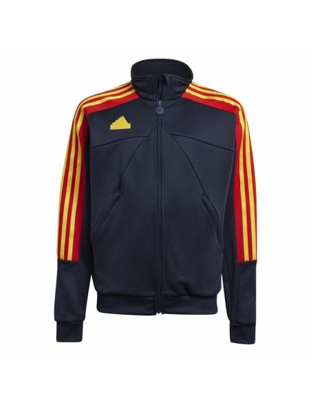 Sweatshirt without Hood Adidas Tiro Nations Pack Track Blue