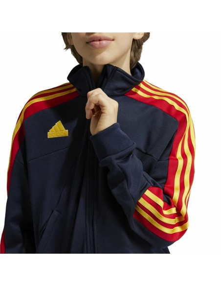 Sweatshirt without Hood Adidas Tiro Nations Pack Track Blue