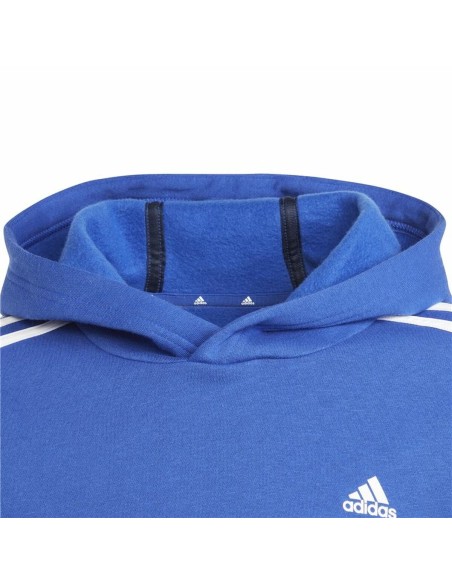 Unisex Hoodie Adidas 3S Tib Fl Hd Blue Grey