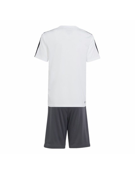 Children's Sports Outfit Adidas Essentials White Black