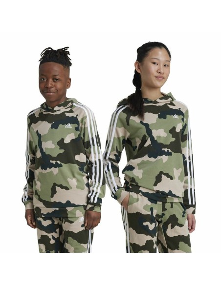 Unisex Hoodie Adidas Essentials Multicolour Camouflage
