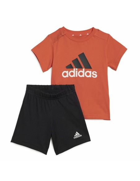 Sports Outfit for Baby Adidas I Bl Co Set Black Red