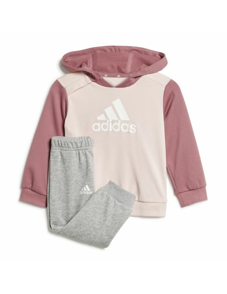 Children’s Tracksuit Adidas Essentials Colorblock Grey Pink