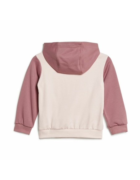 Children’s Tracksuit Adidas Essentials Colorblock Grey Pink