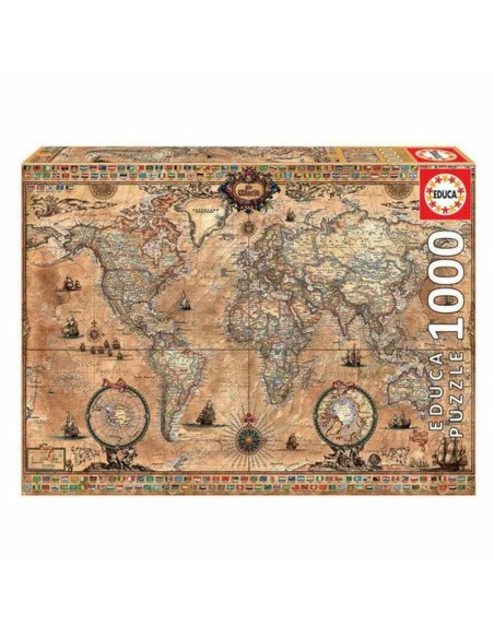Puzzle Educa World Map (1000 pcs)