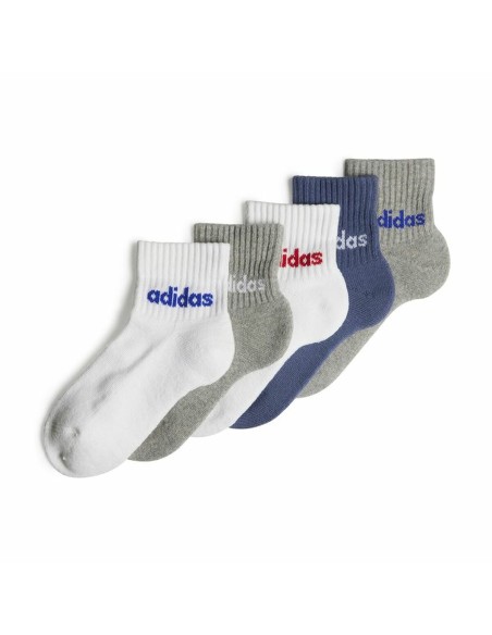Sports Socks Adidas Lin Ank Multicolour 5 Units