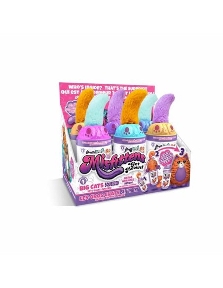 Fluffy toy Bizak Mimimiau  Cat 24 cm (1 Unit)