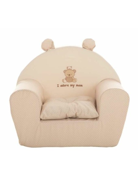 Child's Armchair I adore my mom 44 x 34 x 53 cm Beige