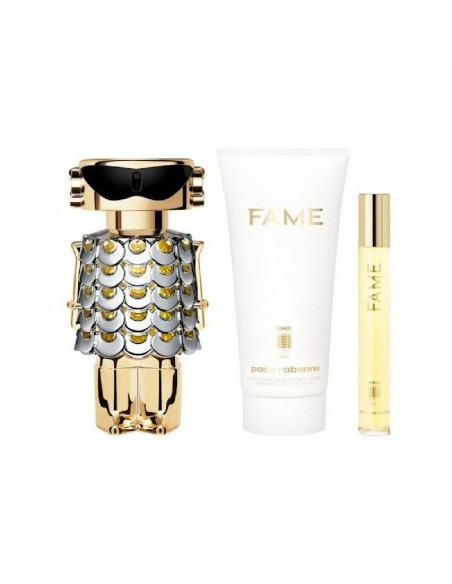 Women's Perfume Set Paco Rabanne FAME EDP 3 Pieces