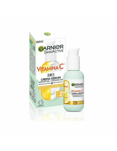 Cream + Serum Garnier Skinactive Vitamina C Spf 25 50 ml