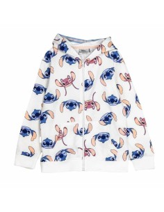 Hooded Sweatshirt for Girls Stitch Beige
