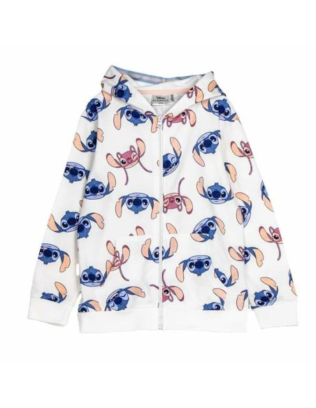 Hooded Sweatshirt for Girls Stitch Beige