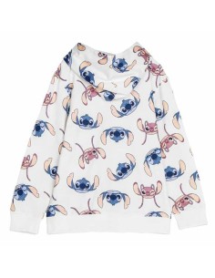 Hooded Sweatshirt for Girls Stitch Beige 2