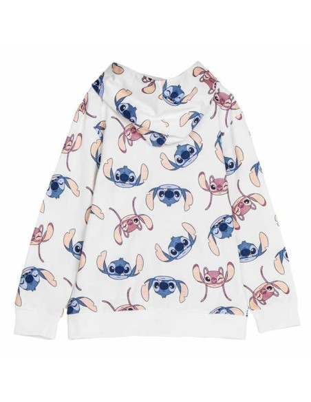 Hooded Sweatshirt for Girls Stitch Beige