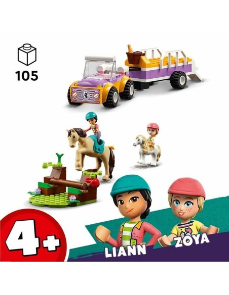 Construction set Lego 42634 Horse & Pony Trailer Multicolour 105 Pieces
